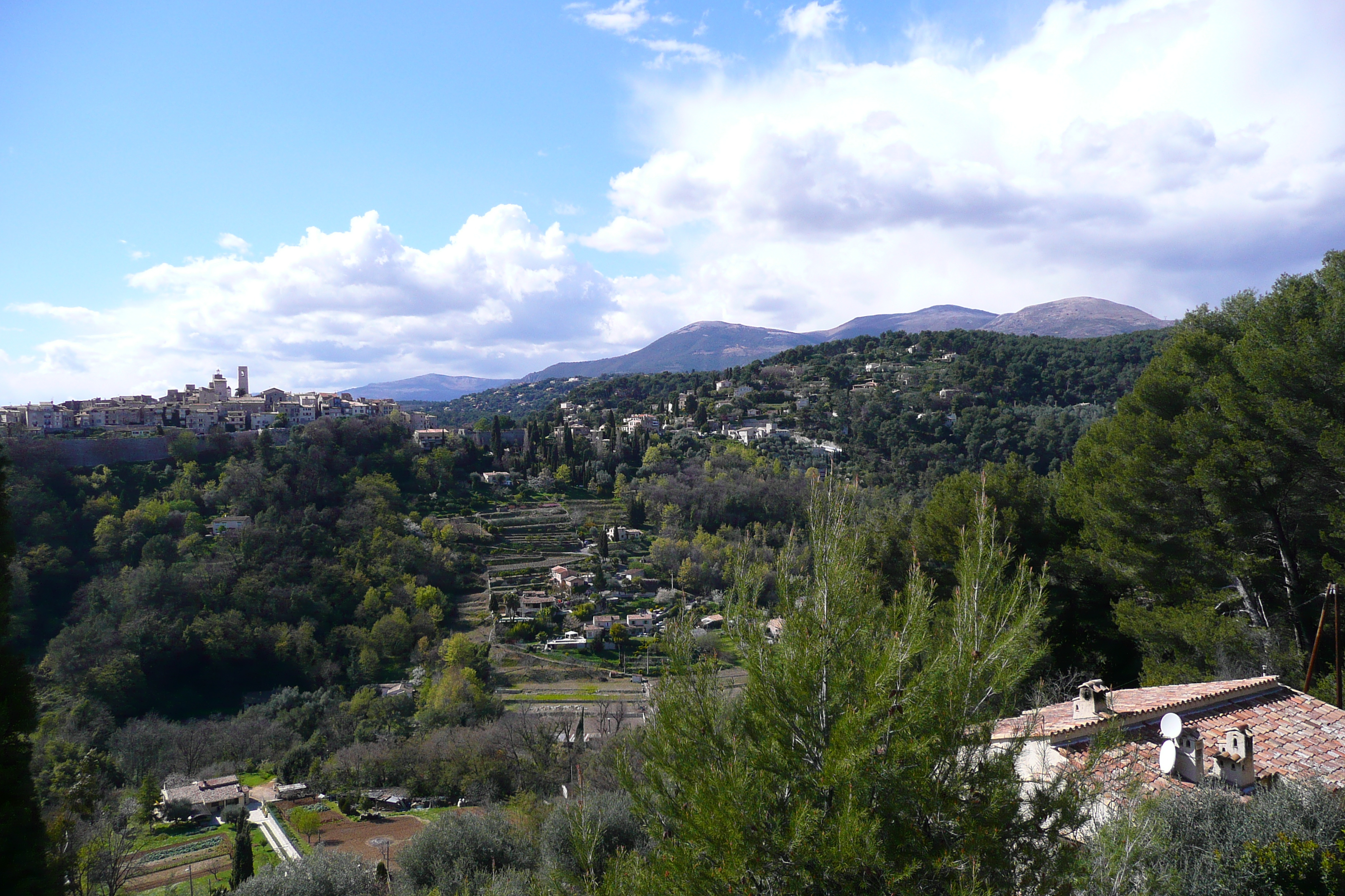 Picture France French Riviera Vence to Cagnes road 2008-03 18 - Tour Vence to Cagnes road