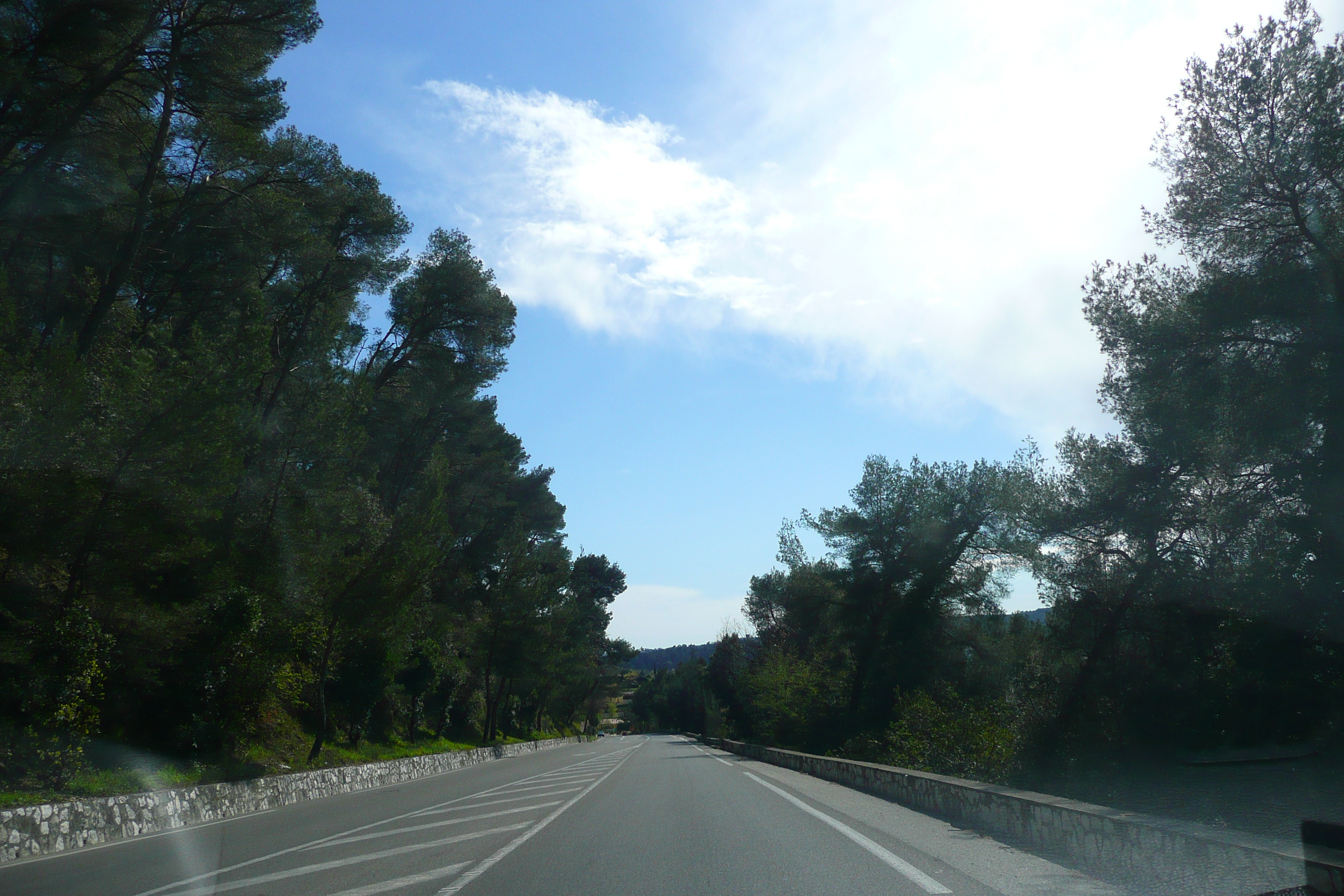 Picture France French Riviera Vence to Cagnes road 2008-03 24 - Journey Vence to Cagnes road