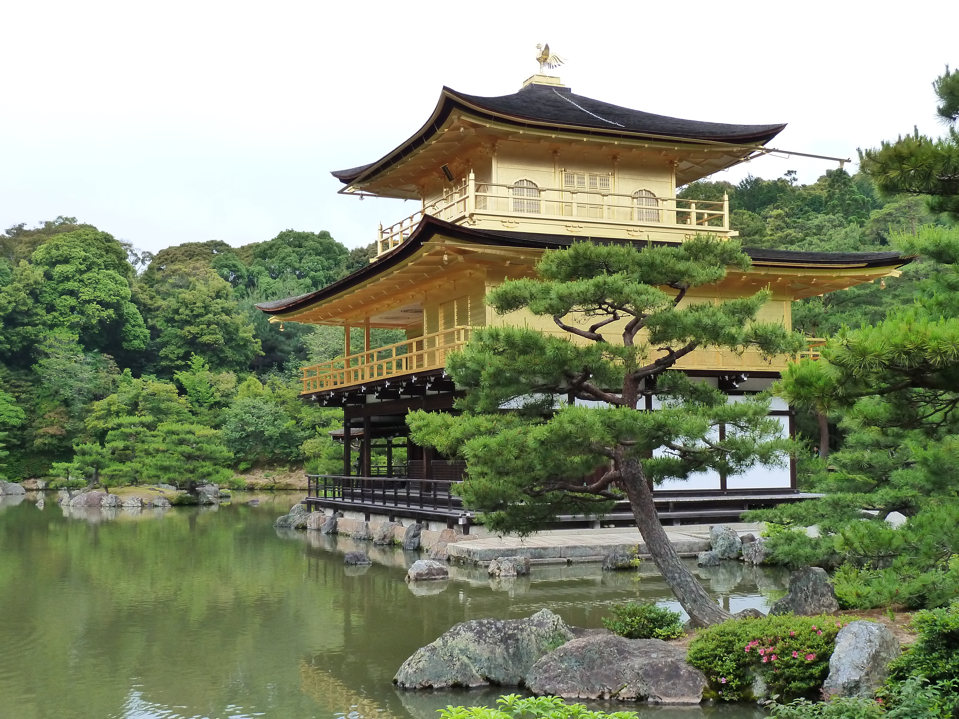 Picture Japan Kyoto Kinkakuji Temple(Golden Pavilion) 2010-06 25 - Center Kinkakuji Temple(Golden Pavilion)