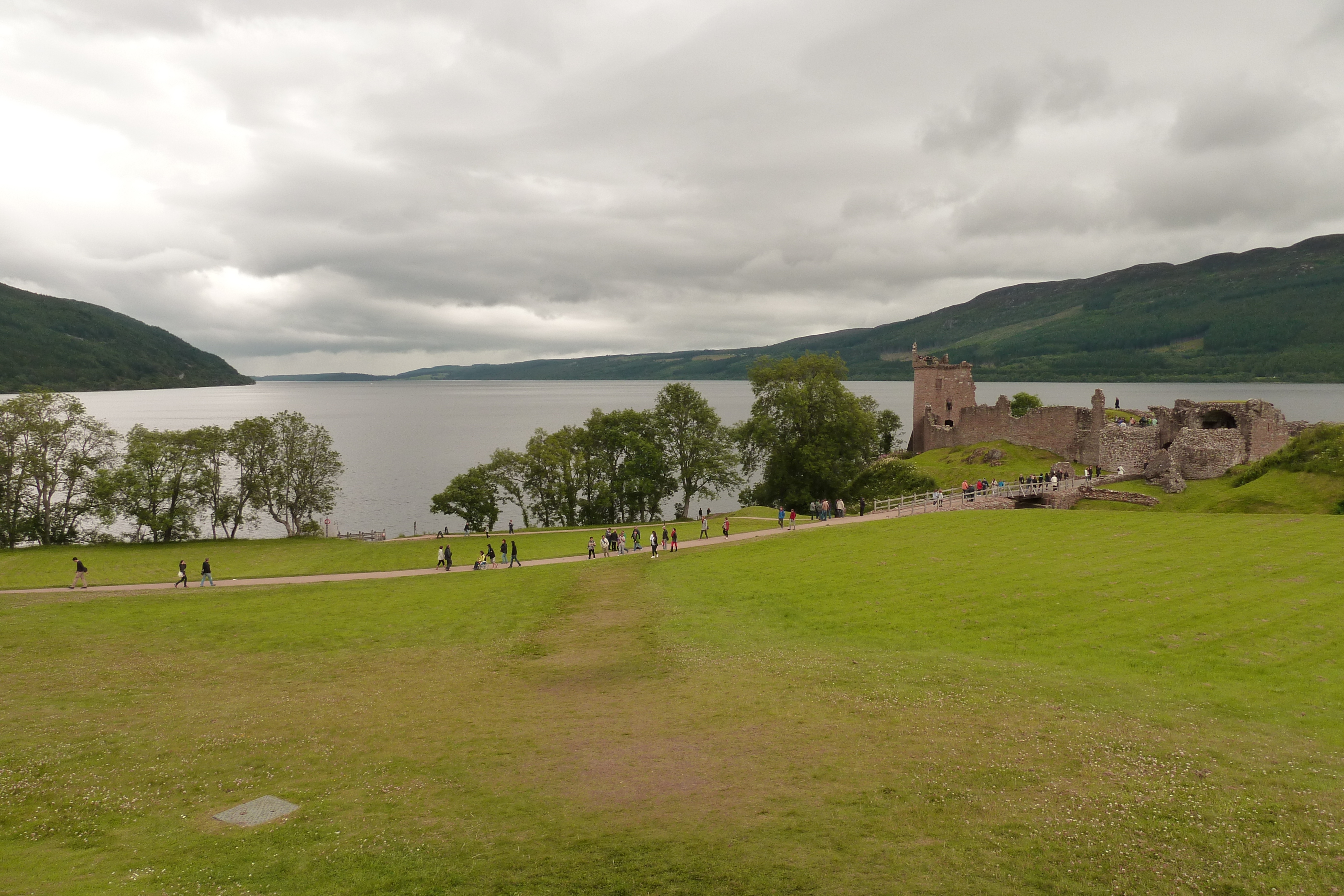 Picture United Kingdom Scotland Urquhart Castle (Loch Ness) 2011-07 23 - History Urquhart Castle (Loch Ness)