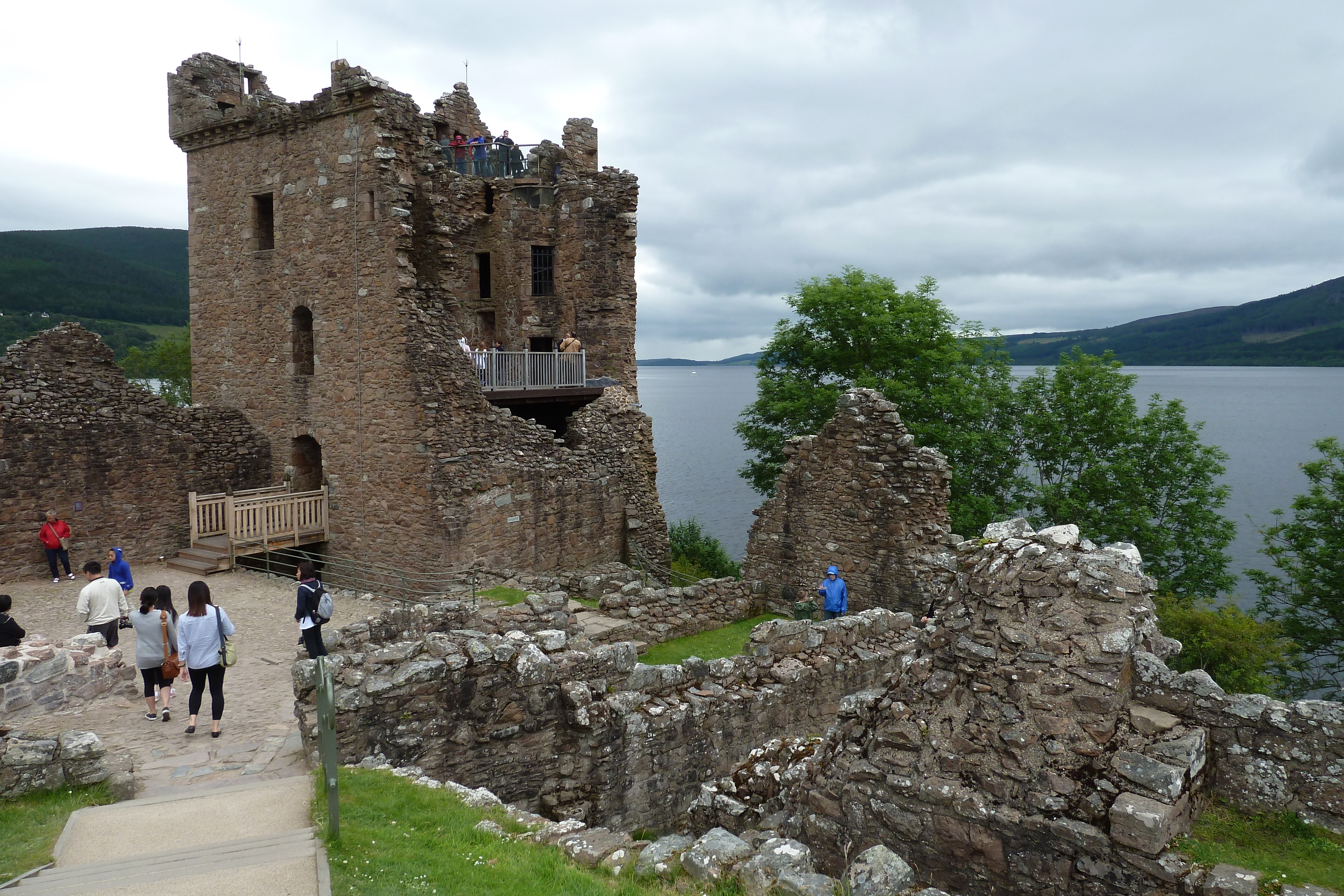 Picture United Kingdom Scotland Urquhart Castle (Loch Ness) 2011-07 49 - Journey Urquhart Castle (Loch Ness)