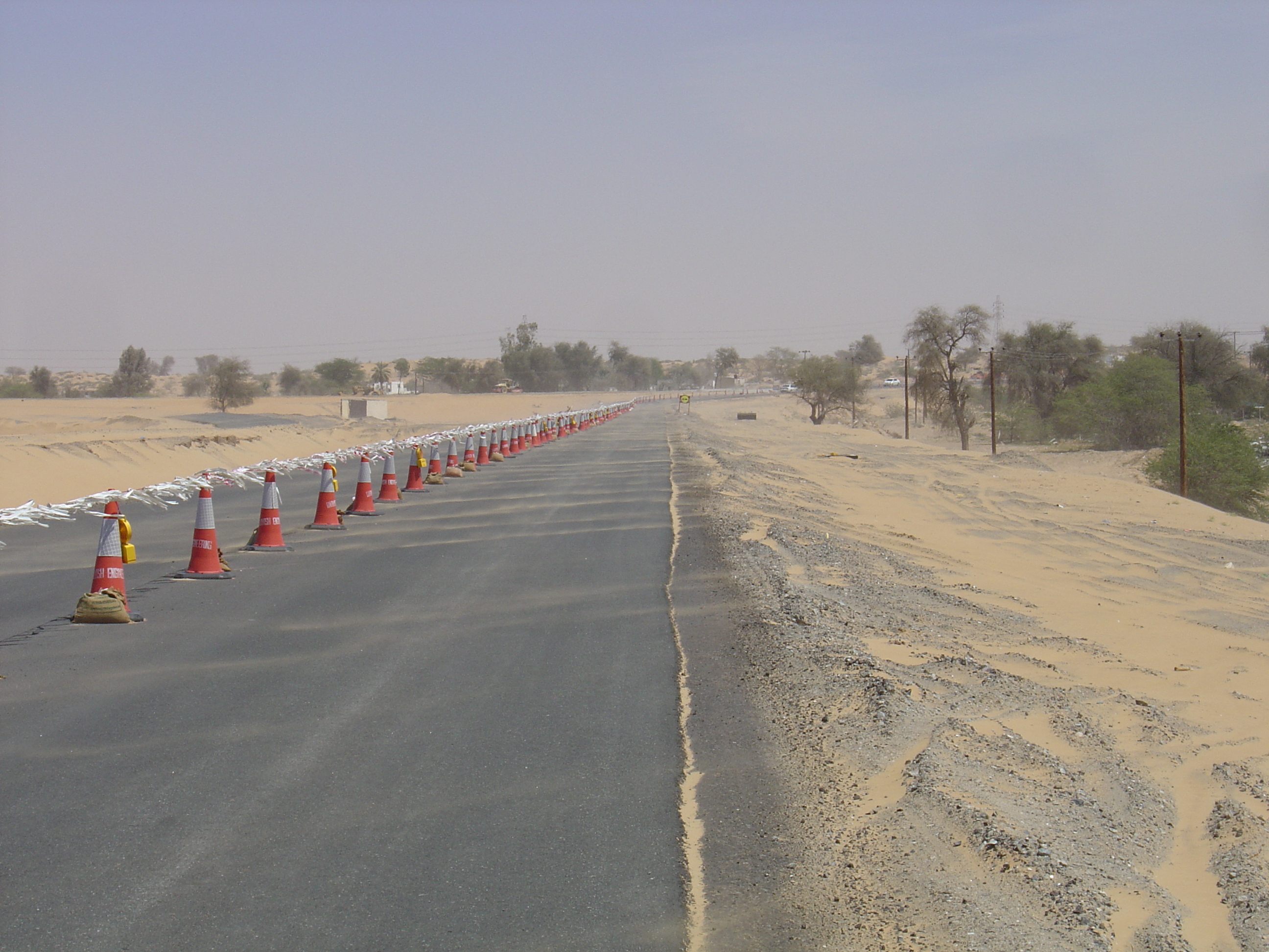 Picture United Arab Emirates Road near Ajman 2005-03 0 - Recreation Road near Ajman