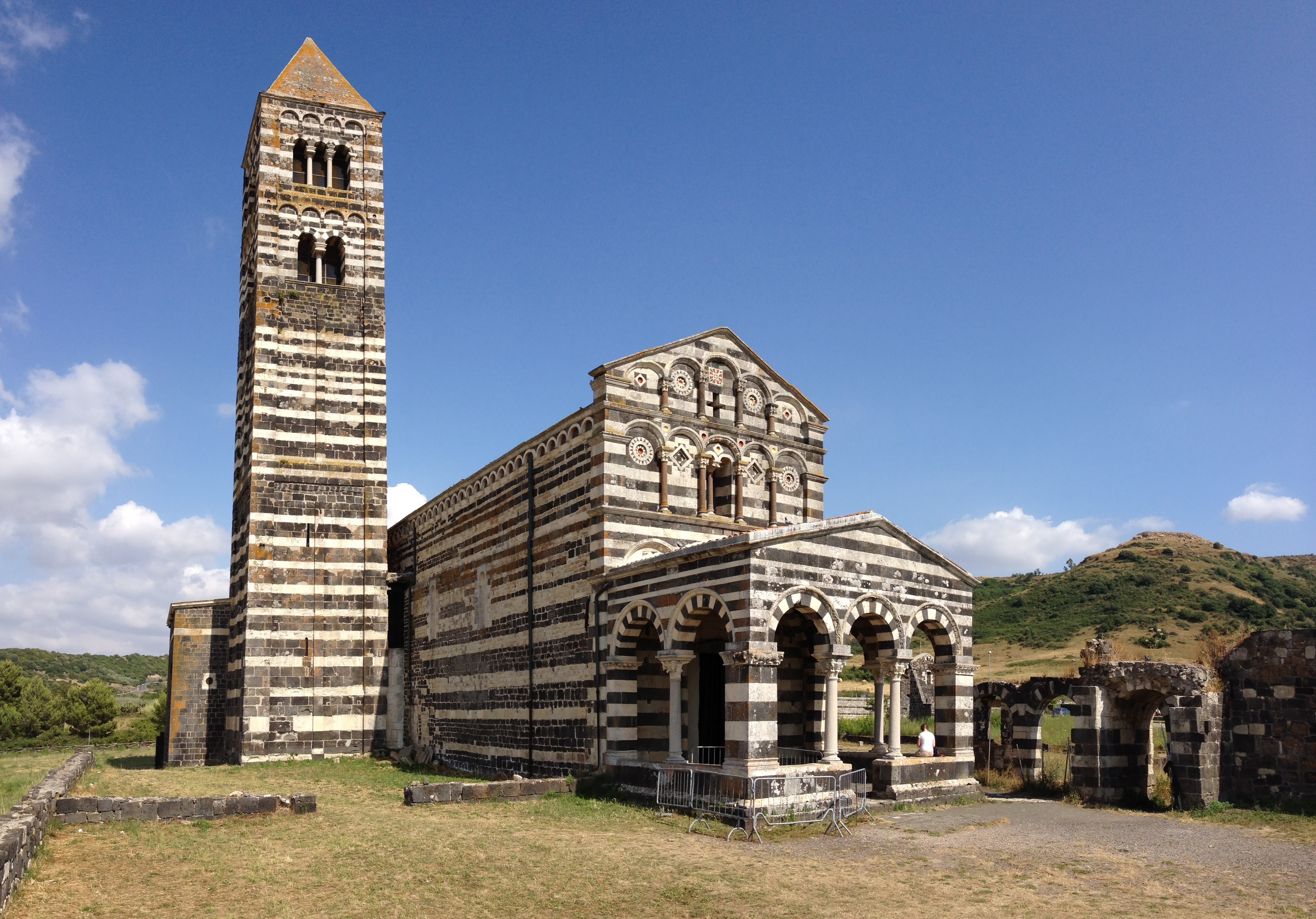 Picture Italy Sardinia Basilica di Saccargia 2015-06 3 - Recreation Basilica di Saccargia