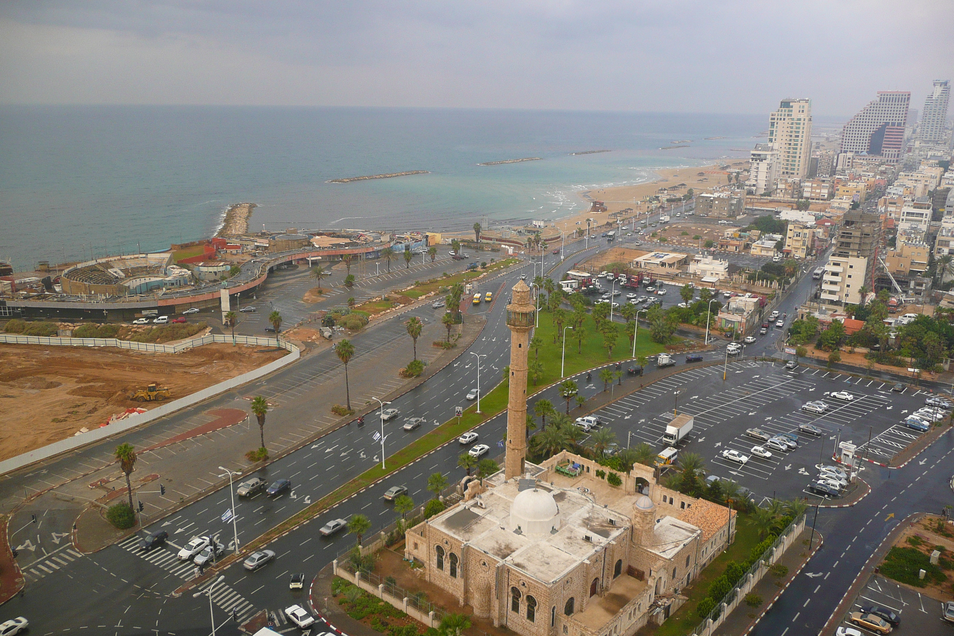 Picture Israel Tel Aviv David Intercontinental Hotel Room view 2007-11 16 - Around Room view