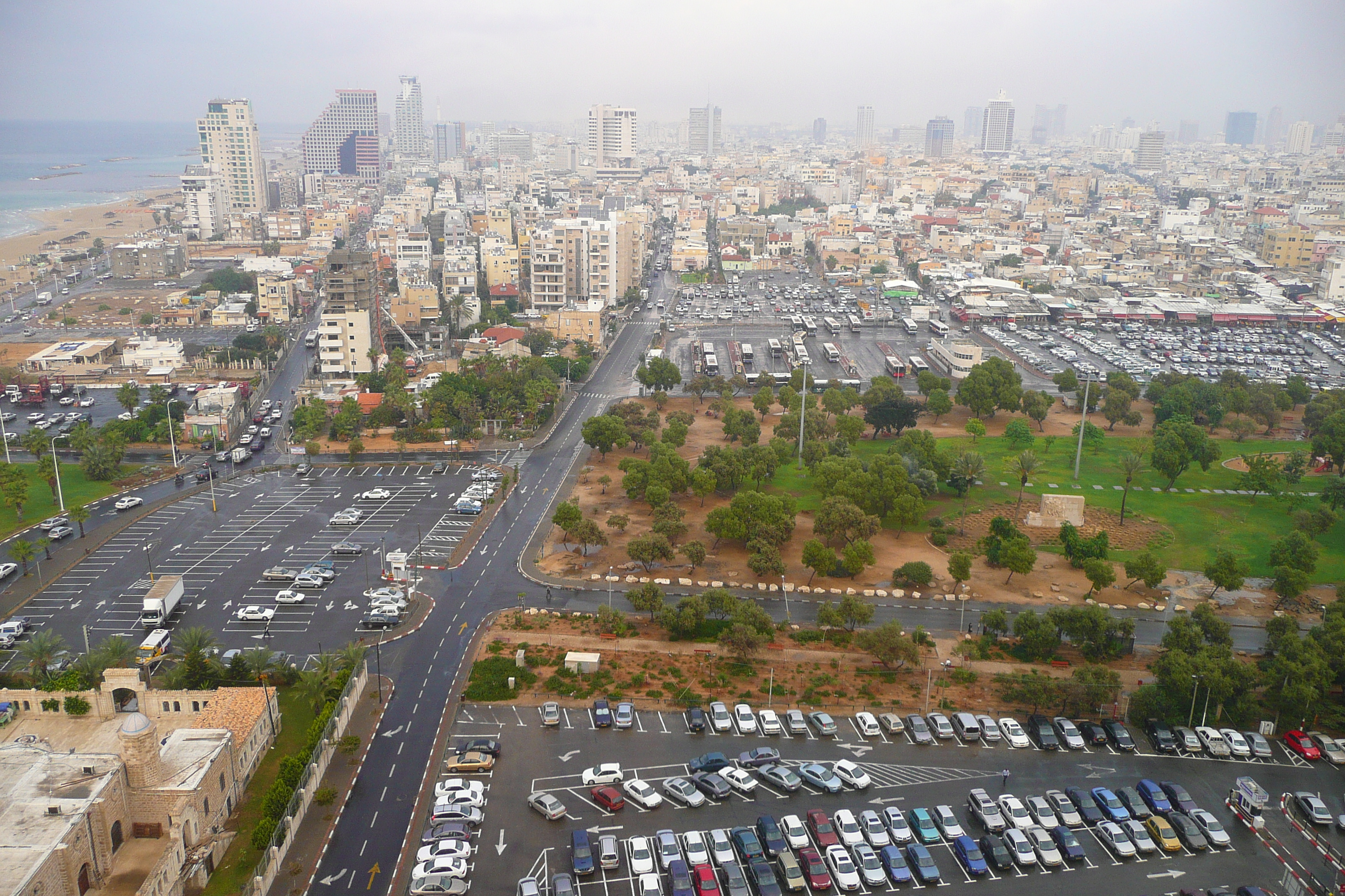 Picture Israel Tel Aviv David Intercontinental Hotel Room view 2007-11 2 - History Room view