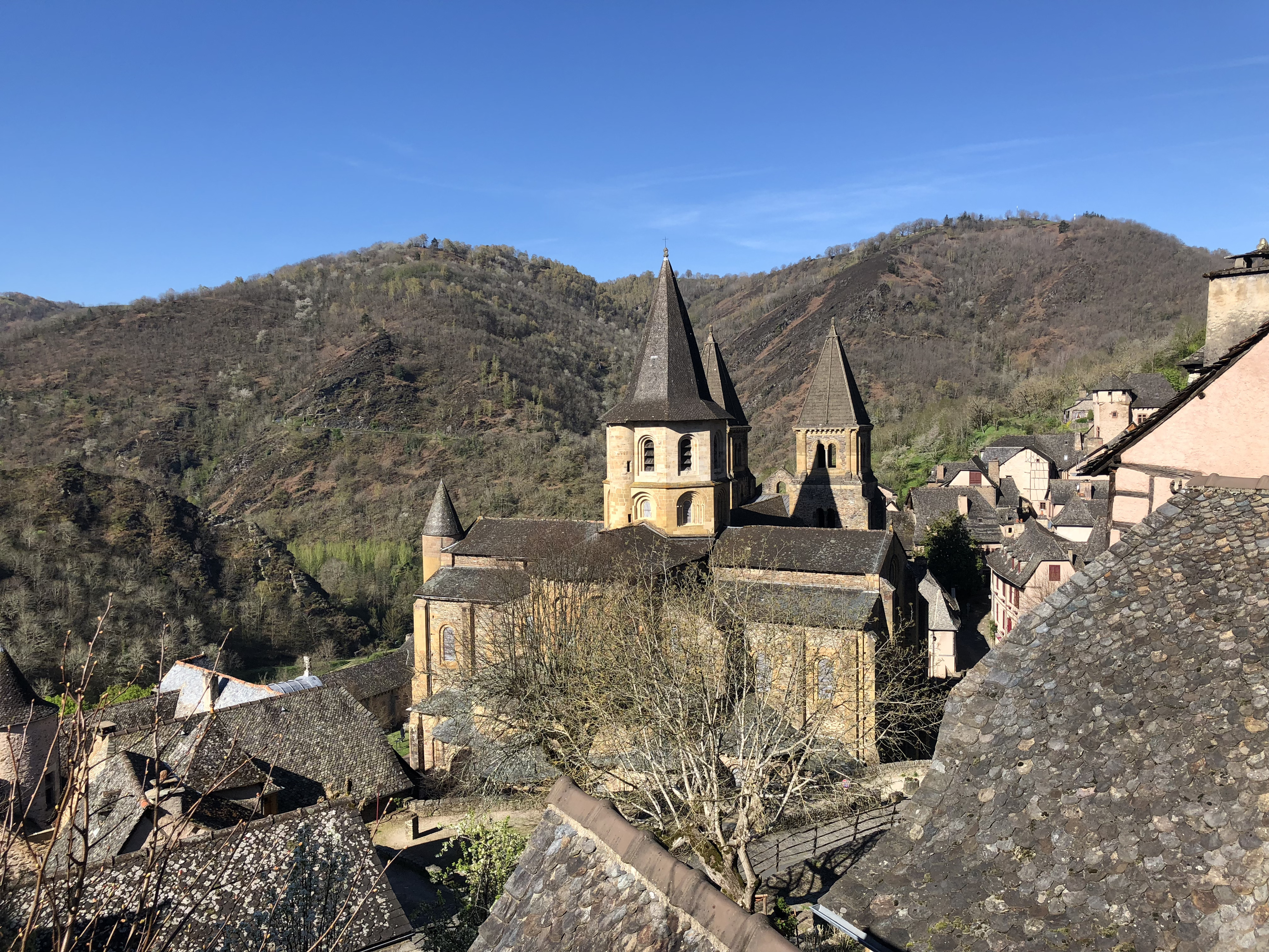 Picture France Conques 2018-04 14 - History Conques