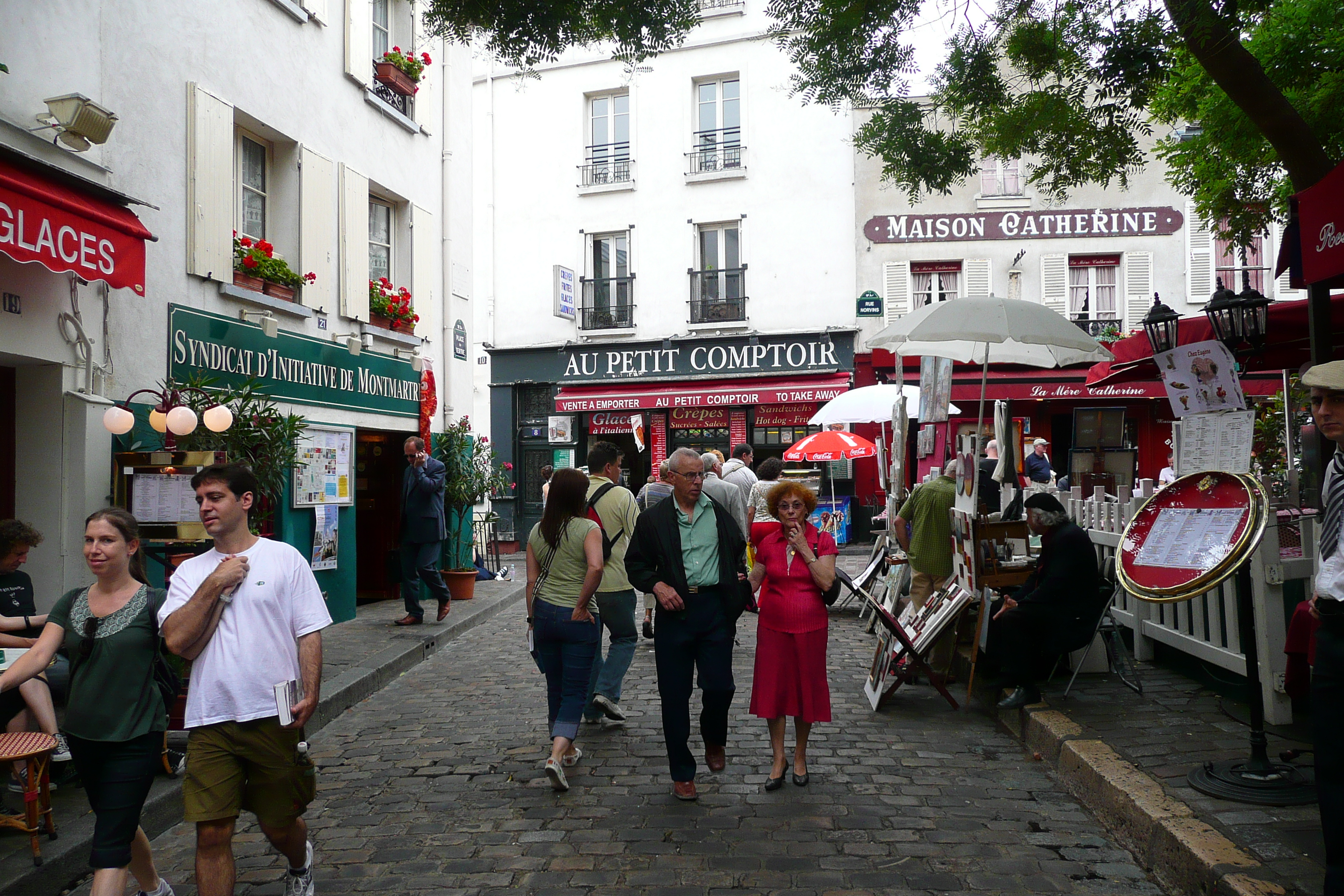 Picture France Paris Place du Tertre 2007-06 12 - Center Place du Tertre