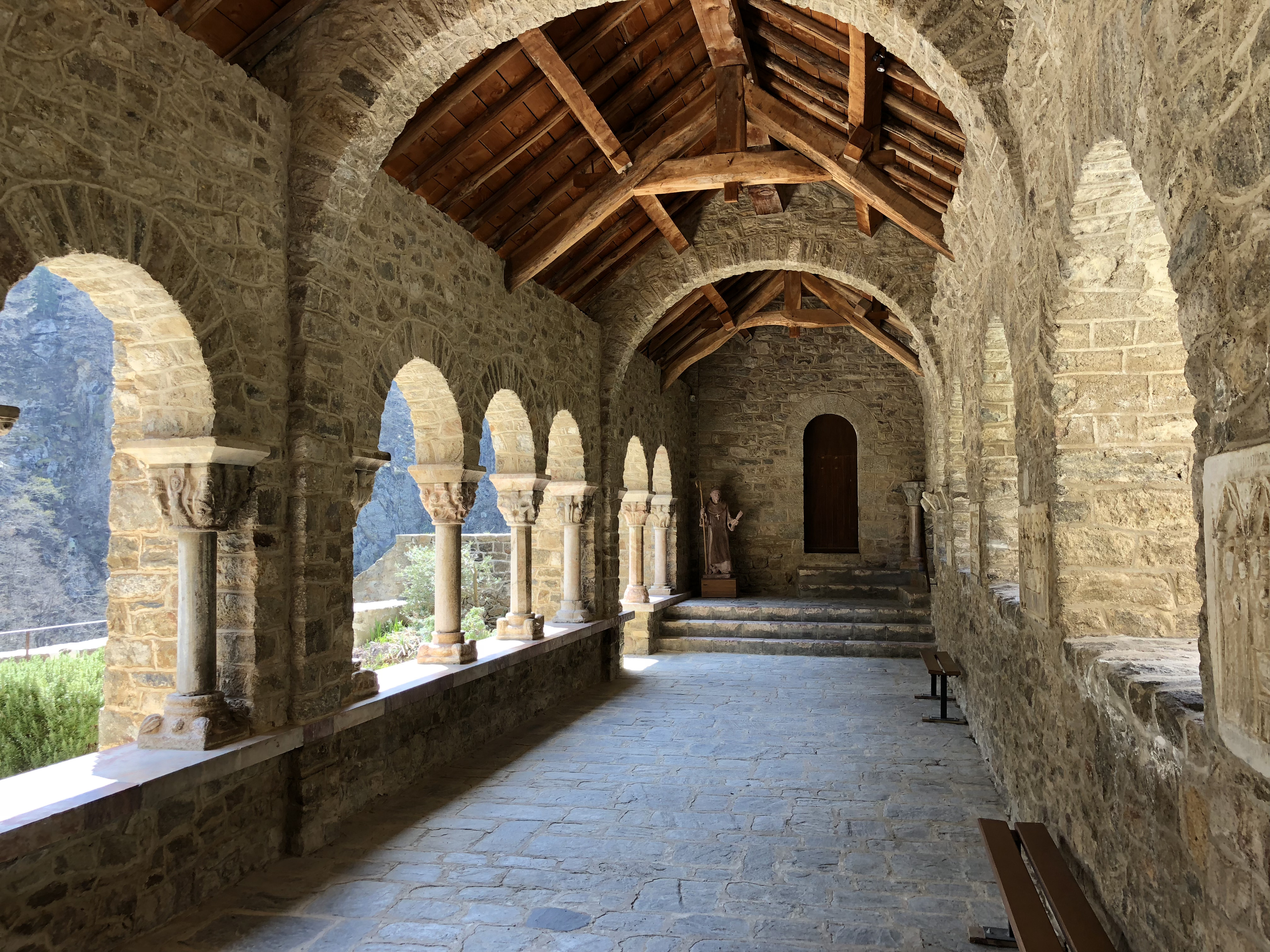 Picture France Abbaye Saint Martin du Canigou 2018-04 107 - Tour Abbaye Saint Martin du Canigou