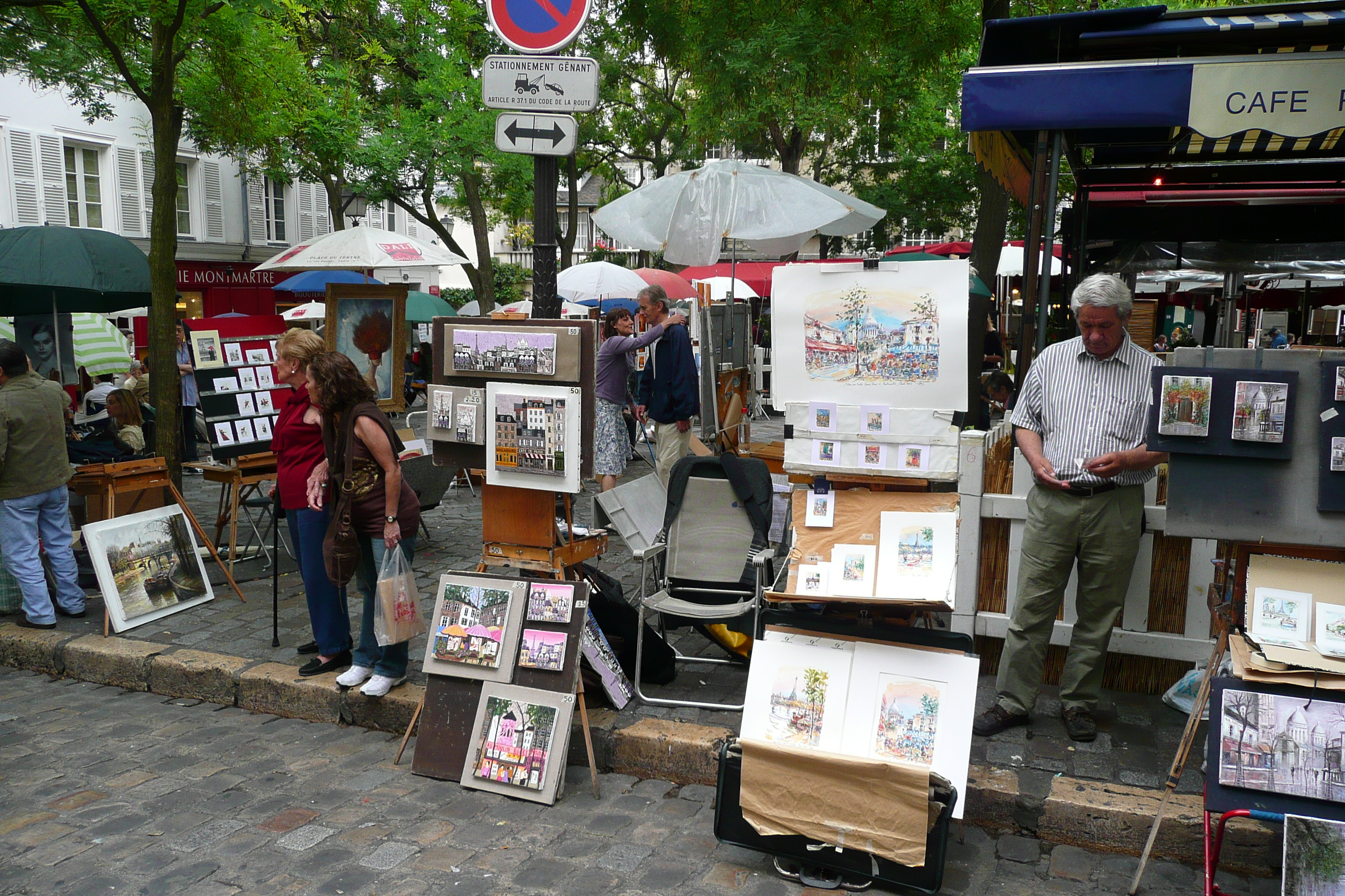 Picture France Paris Place du Tertre 2007-06 36 - Tour Place du Tertre