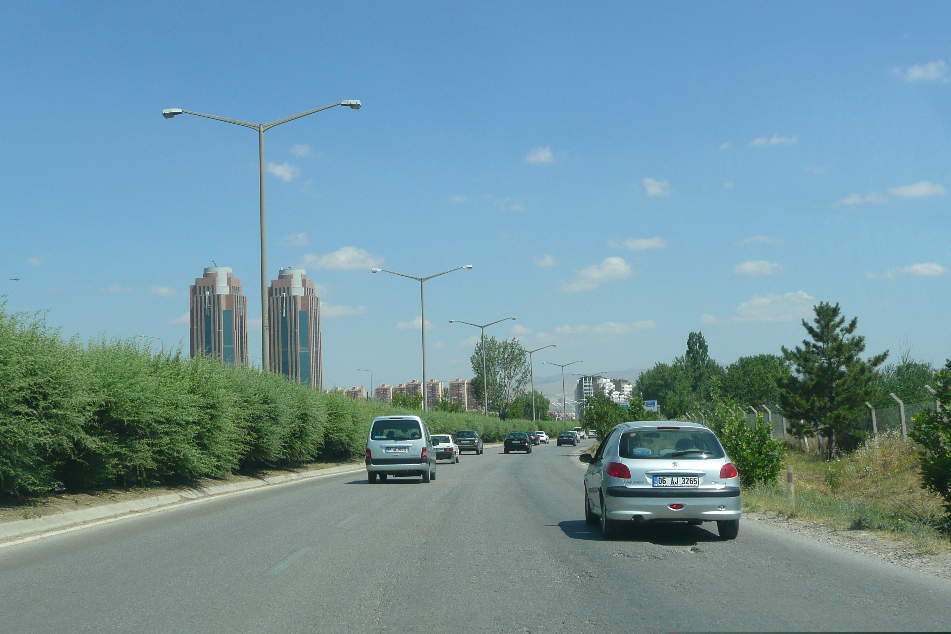 Picture Turkey Ankara Bilkent to Ankara road 2008-07 28 - History Bilkent to Ankara road