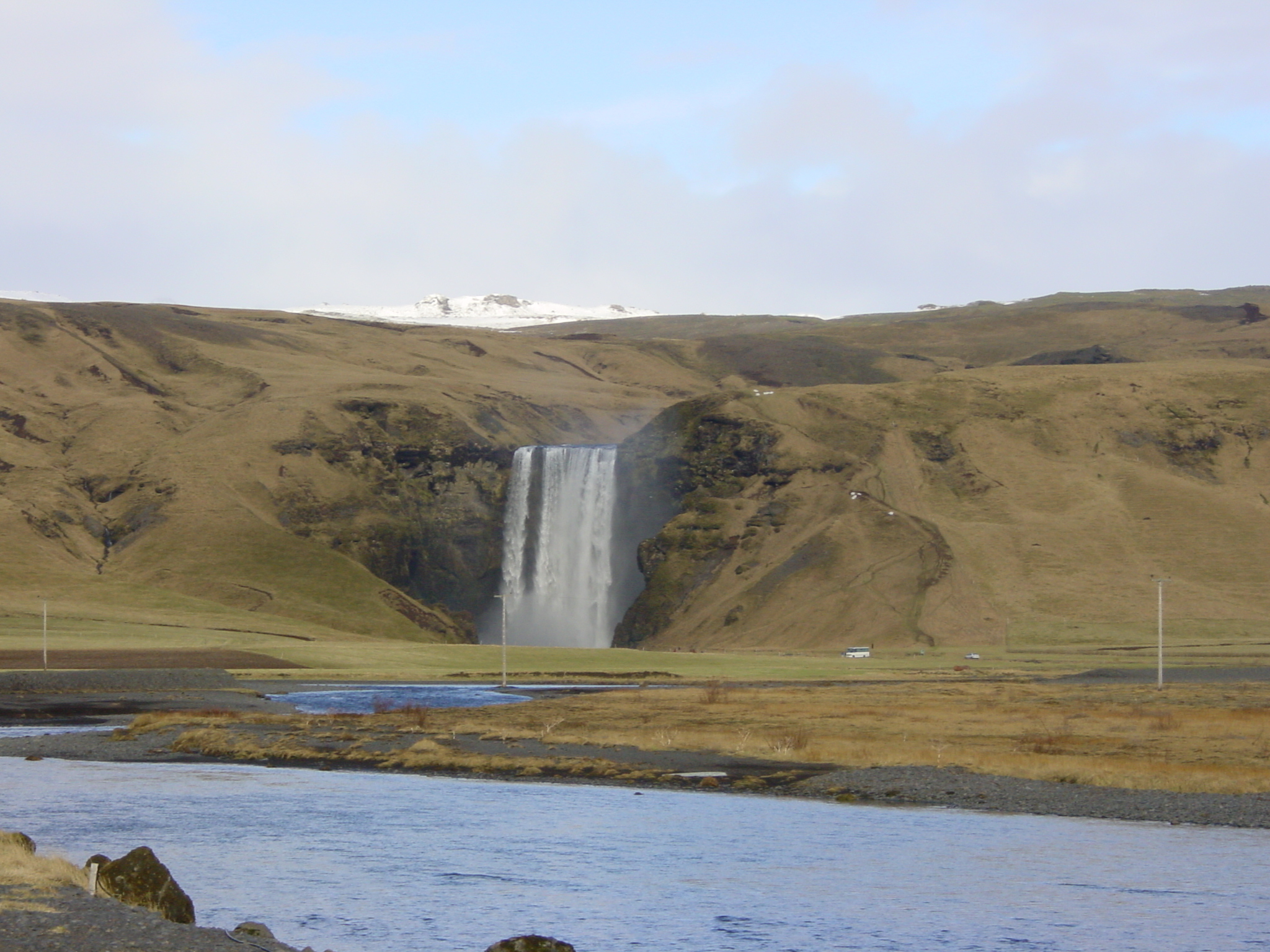 Picture Iceland Skogafoss 2003-03 12 - Recreation Skogafoss