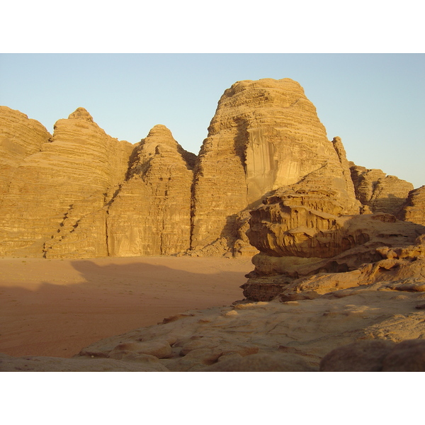 Picture Jordan Wadi Rum Desert 2004-10 21 - History Wadi Rum Desert