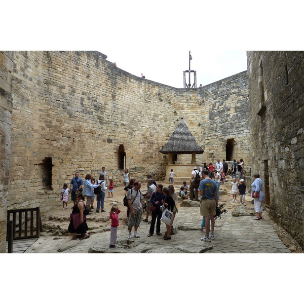 Picture France Castelnaud castle 2010-08 69 - Center Castelnaud castle