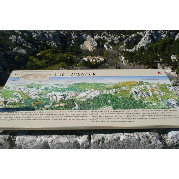 Picture France Baux de Provence Baux de Provence Castle 2008-04 0 - Center Baux de Provence Castle