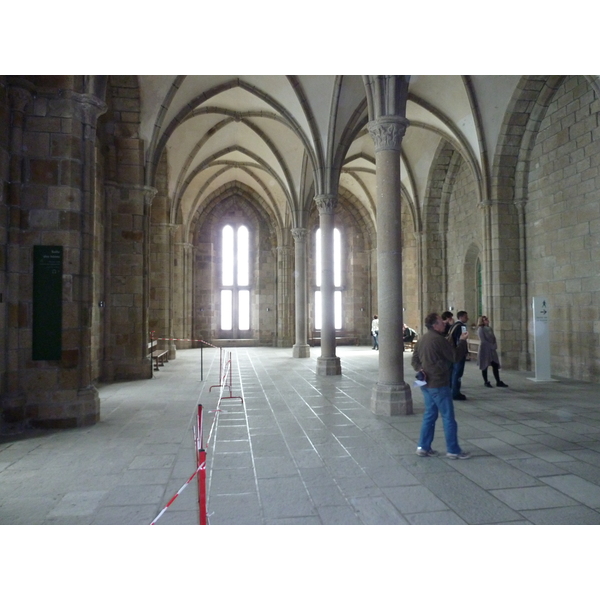 Picture France Mont St Michel Mont St Michel Abbey 2010-04 19 - Center Mont St Michel Abbey