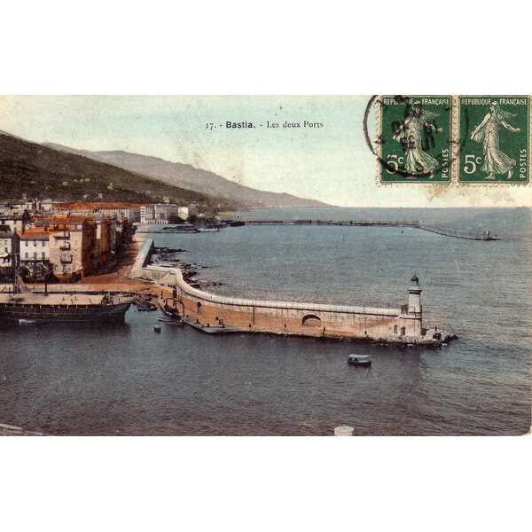 Picture France Corsica Old Postcards bastia 1900-01 168 - Center bastia