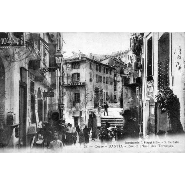 Picture France Corsica Old Postcards bastia 1900-01 29 - Center bastia