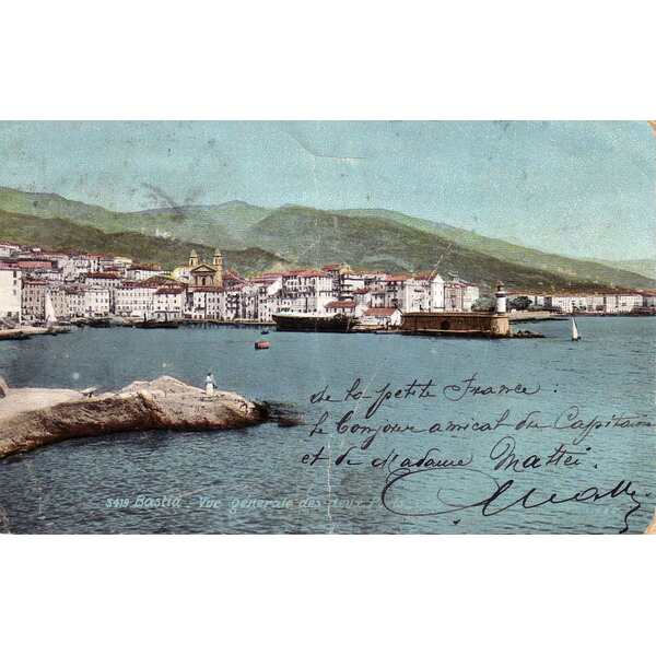 Picture France Corsica Old Postcards bastia 1900-01 12 - Center bastia