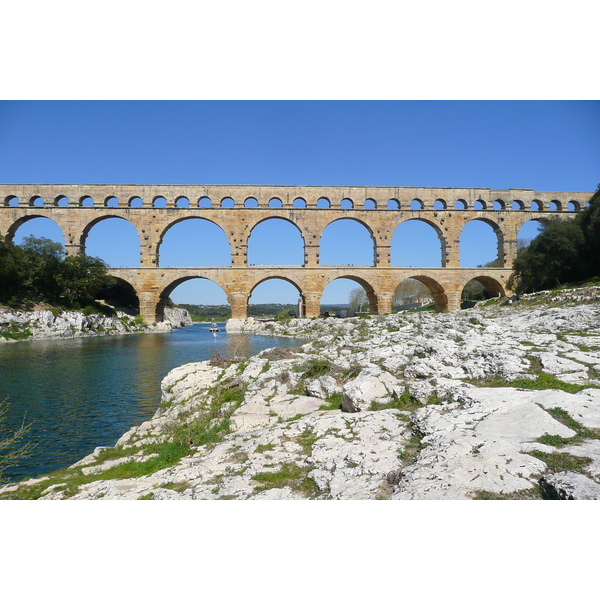 Picture France Pont du Gard 2008-04 56 - Recreation Pont du Gard