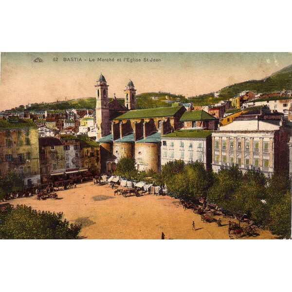 Picture France Corsica Old Postcards bastia 1900-01 181 - Center bastia