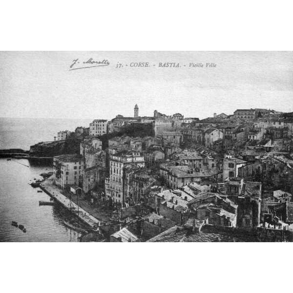 Picture France Corsica Old Postcards bastia 1900-01 119 - Center bastia