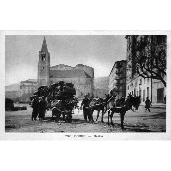 Picture France Corsica Old Postcards bastia 1900-01 105 - Center bastia