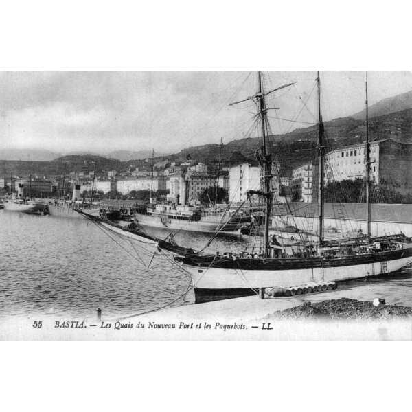 Picture France Corsica Old Postcards bastia 1900-01 58 - Center bastia