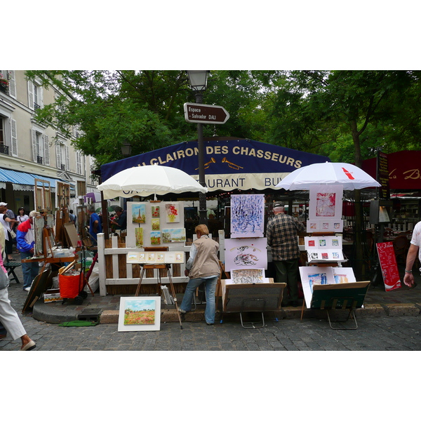 Picture France Paris Place du Tertre 2007-06 26 - Recreation Place du Tertre