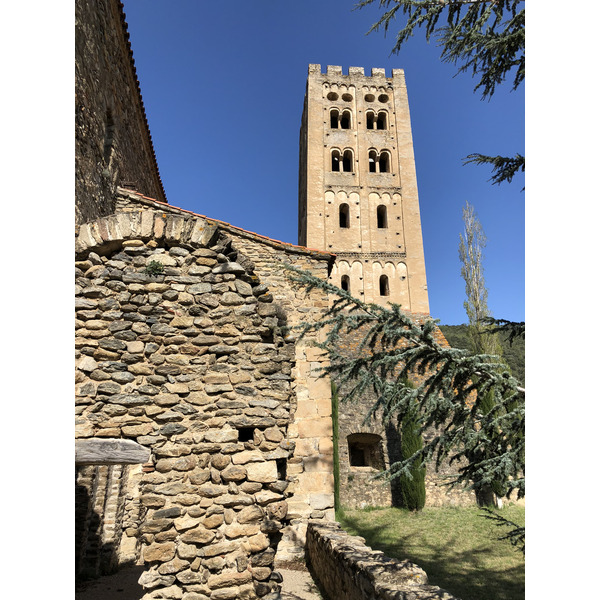 Picture France Abbaye Saint-Michel de Cuxa 2018-04 57 - Tour Abbaye Saint-Michel de Cuxa