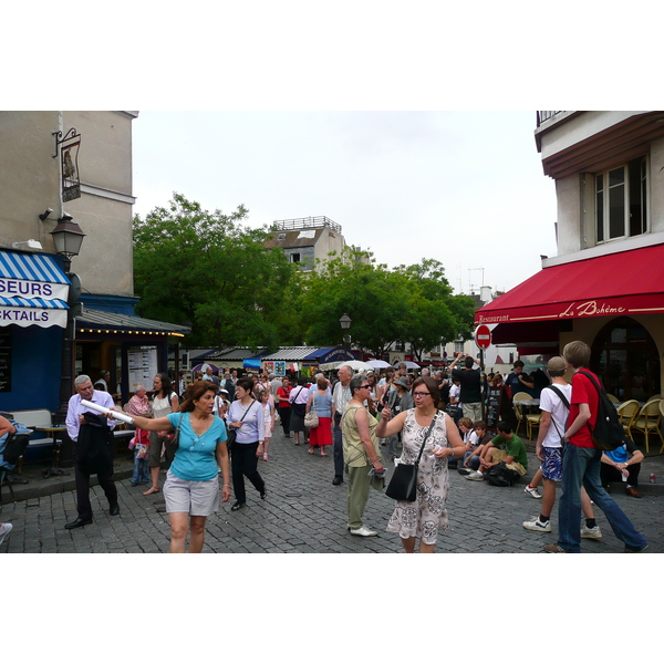 Picture France Paris Place du Tertre 2007-06 19 - Recreation Place du Tertre