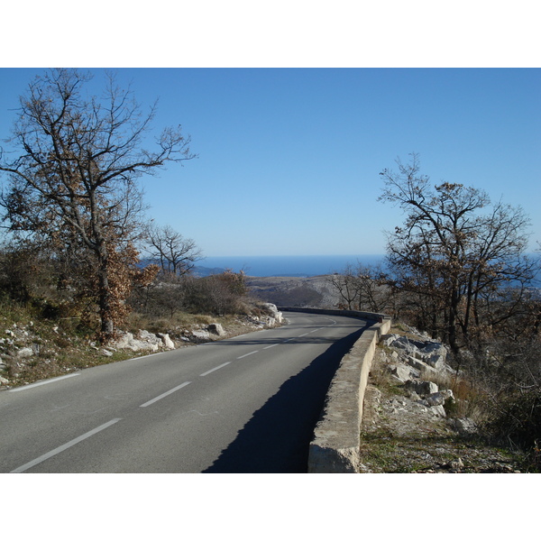 Picture France French Riviera Col de Vence road 2007-01 27 - Journey Col de Vence road