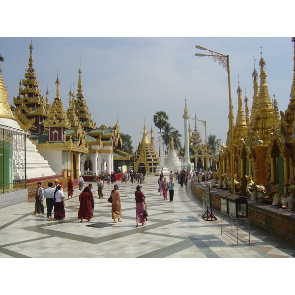 Picture Myanmar Yangon Shwedagon Pagoda 2005-01 49 - History Shwedagon Pagoda