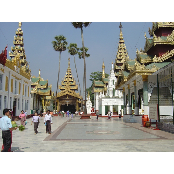 Picture Myanmar Yangon Shwedagon Pagoda 2005-01 26 - History Shwedagon Pagoda