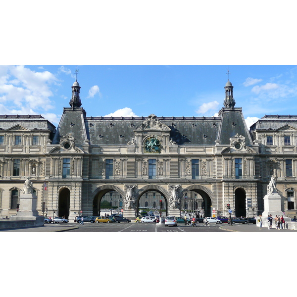 Picture France Paris Louvre Riverside facade of Louvre 2007-07 62 - Recreation Riverside facade of Louvre