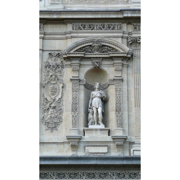 Picture France Paris Louvre Riverside facade of Louvre 2007-07 51 - Recreation Riverside facade of Louvre