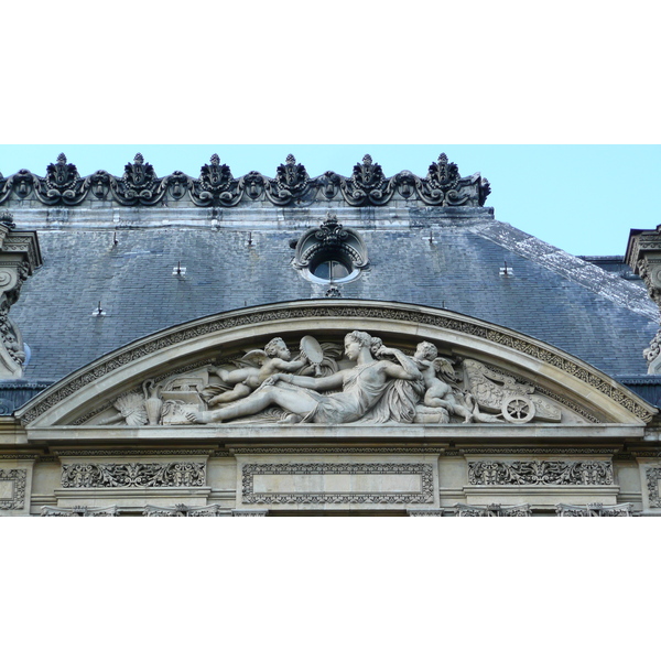 Picture France Paris Louvre Riverside facade of Louvre 2007-07 44 - Center Riverside facade of Louvre