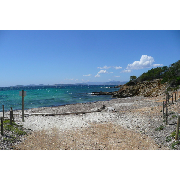 Picture France Porquerolles Island Lequin beach 2008-05 17 - Tours Lequin beach