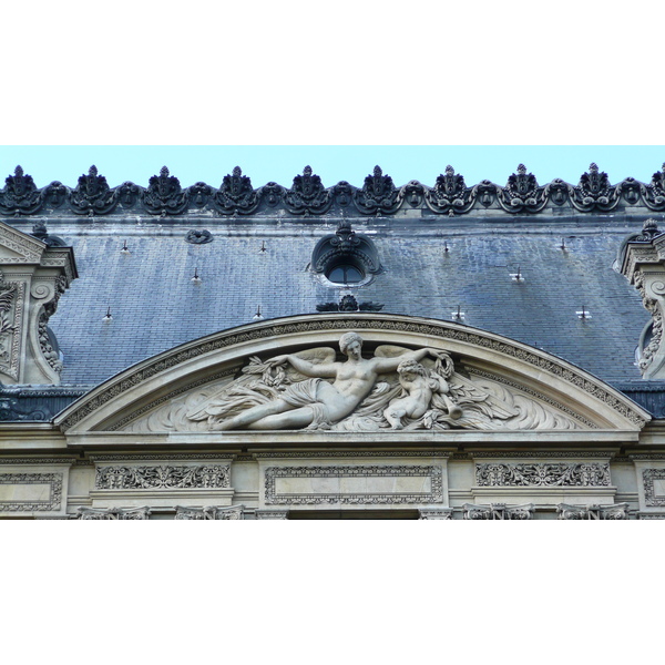 Picture France Paris Louvre Riverside facade of Louvre 2007-07 23 - Recreation Riverside facade of Louvre