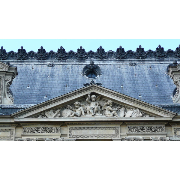 Picture France Paris Louvre Riverside facade of Louvre 2007-07 28 - History Riverside facade of Louvre