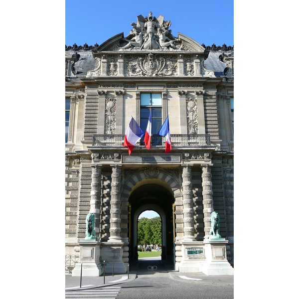 Picture France Paris Louvre Riverside facade of Louvre 2007-07 63 - Journey Riverside facade of Louvre