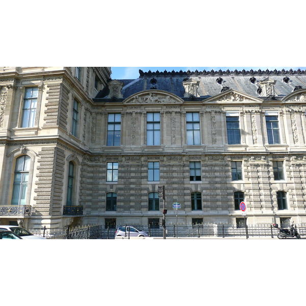 Picture France Paris Louvre Riverside facade of Louvre 2007-07 15 - Around Riverside facade of Louvre