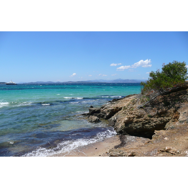 Picture France Porquerolles Island Courtade beach 2008-05 25 - History Courtade beach