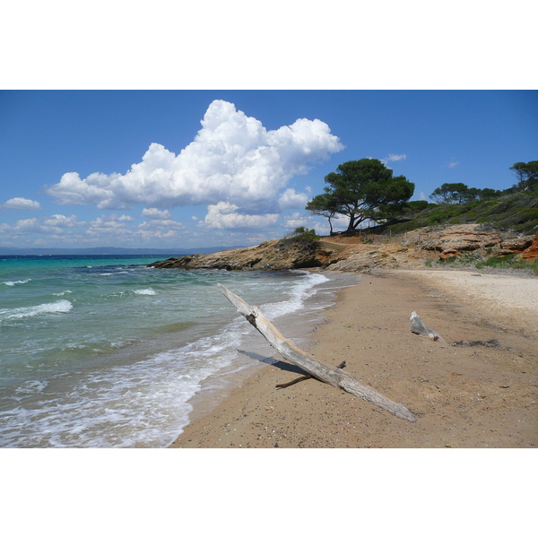 Picture France Porquerolles Island Courtade beach 2008-05 30 - History Courtade beach