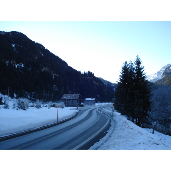 Picture Swiss Chur to St Moritz Road 2007-01 21 - Journey Chur to St Moritz Road