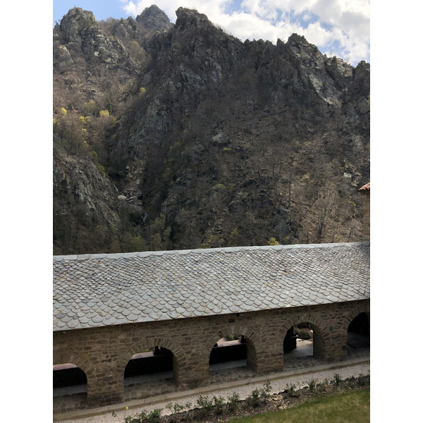 Picture France Abbaye Saint Martin du Canigou 2018-04 94 - Tour Abbaye Saint Martin du Canigou