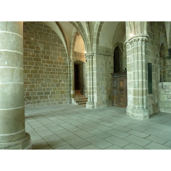 Picture France Mont St Michel Mont St Michel Abbey 2010-04 144 - Center Mont St Michel Abbey