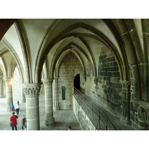 Picture France Mont St Michel Mont St Michel Abbey 2010-04 28 - Center Mont St Michel Abbey