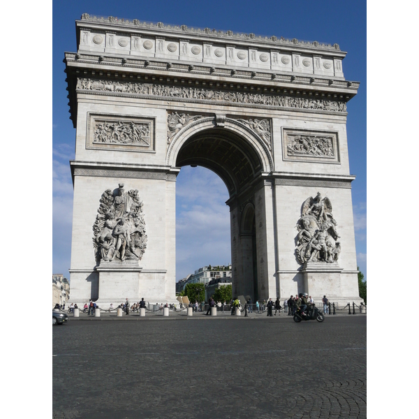 Picture France Paris Etoile and Arc de Triomphe 2007-05 21 - Tours Etoile and Arc de Triomphe