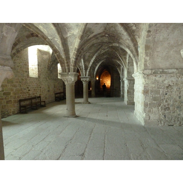 Picture France Mont St Michel Mont St Michel Abbey 2010-04 114 - History Mont St Michel Abbey