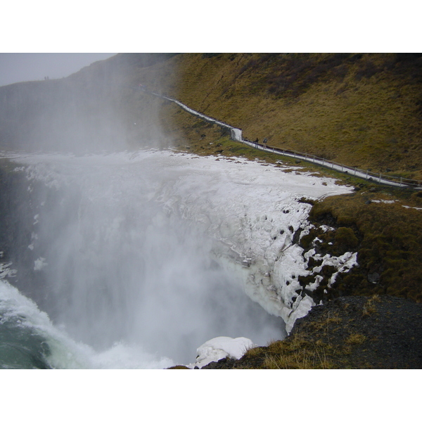 Picture Iceland Gullfoss 2003-03 8 - Center Gullfoss